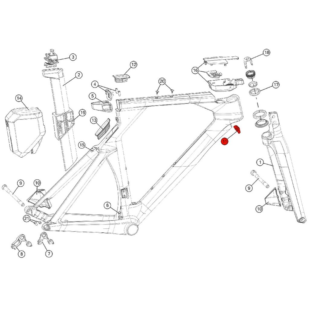 BMC Fork Bumper for Timemachine 01 / 02 as from 2017 - 300838