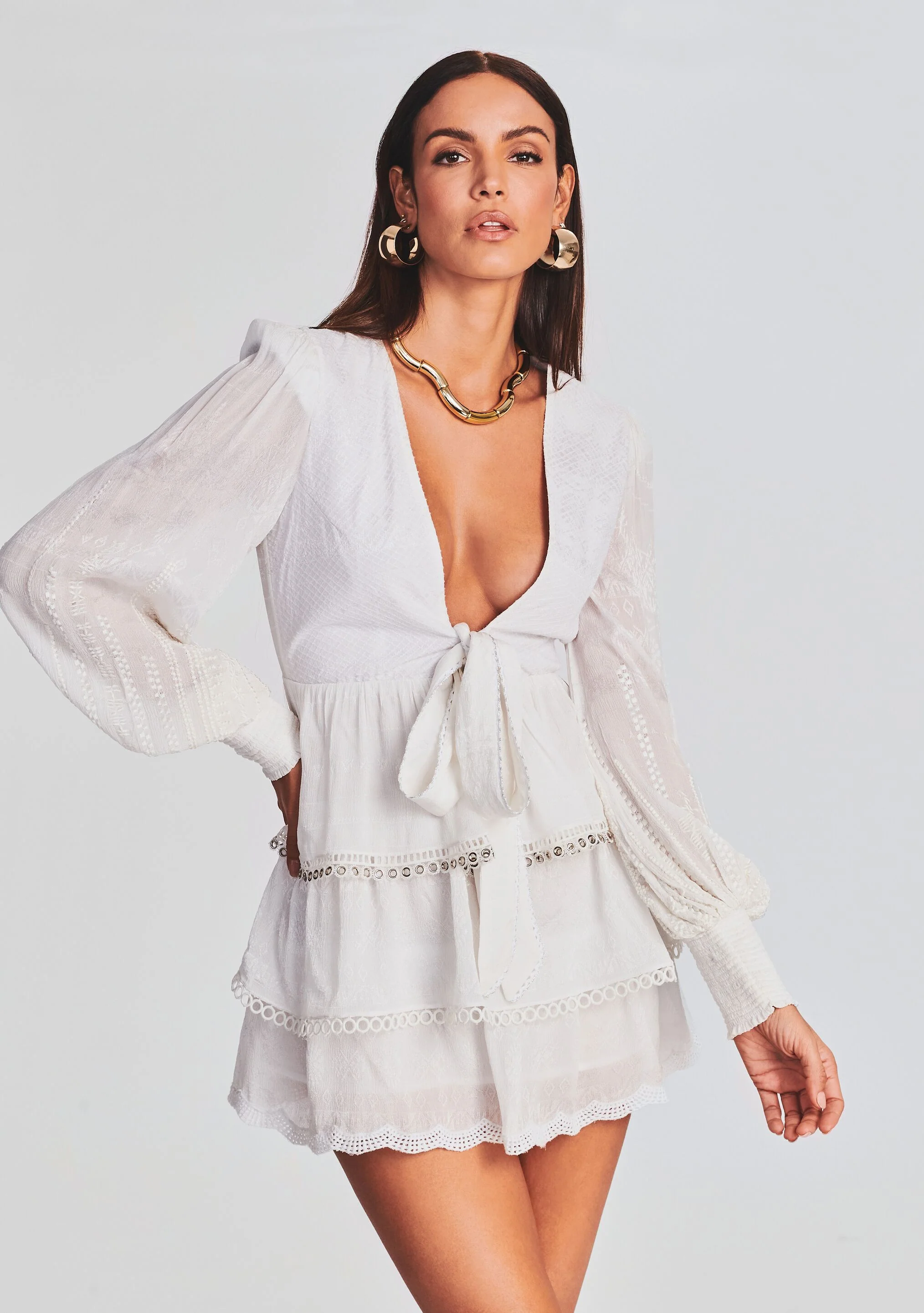 Veda Quilted Short Dress
