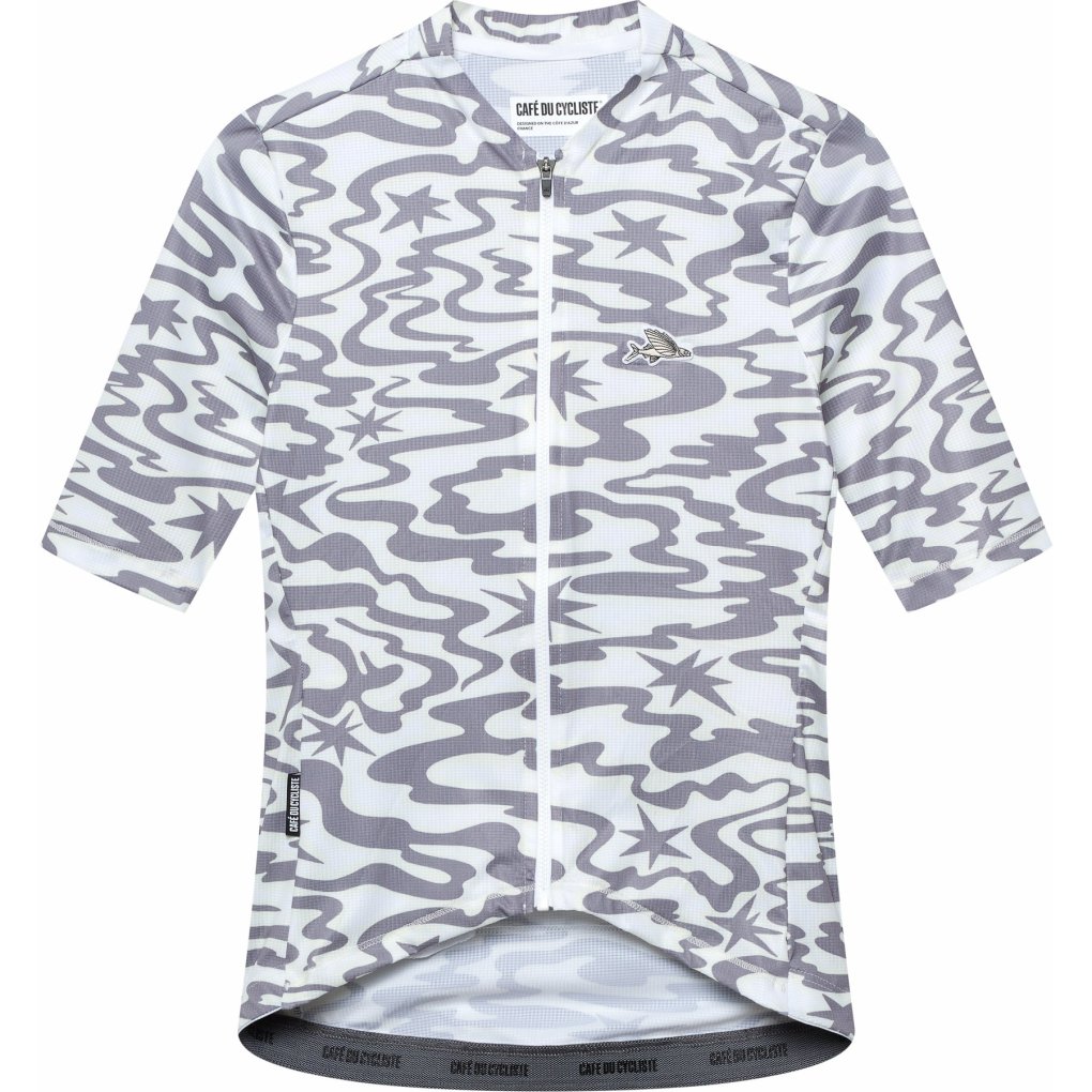 Café du Cycliste Laurette Short Sleeve Jersey Women - stars/storm