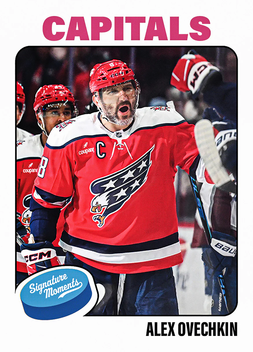 Alex Ovechkin - 2025-26 NHL Topps NOW® - Sticker # 127 Pack - PR: 980