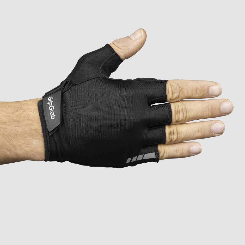GripGrab RIDE RC Max Padded Short Finger Gloves - Black