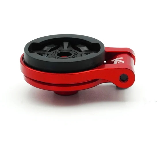 K-Edge Garmin Race Stem Mount with Top Cap - red
