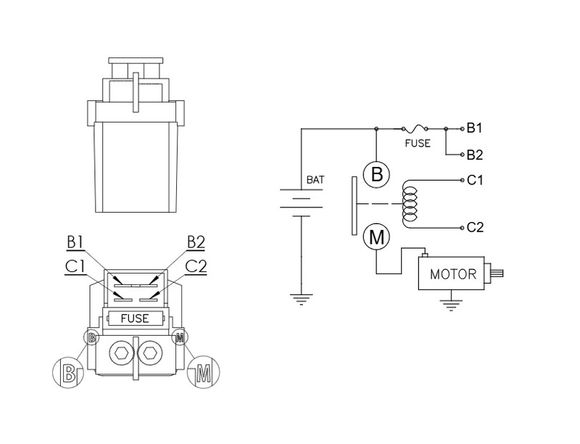 Démarreur Tecnium Relais de DZERef : TE20297A / 1148661