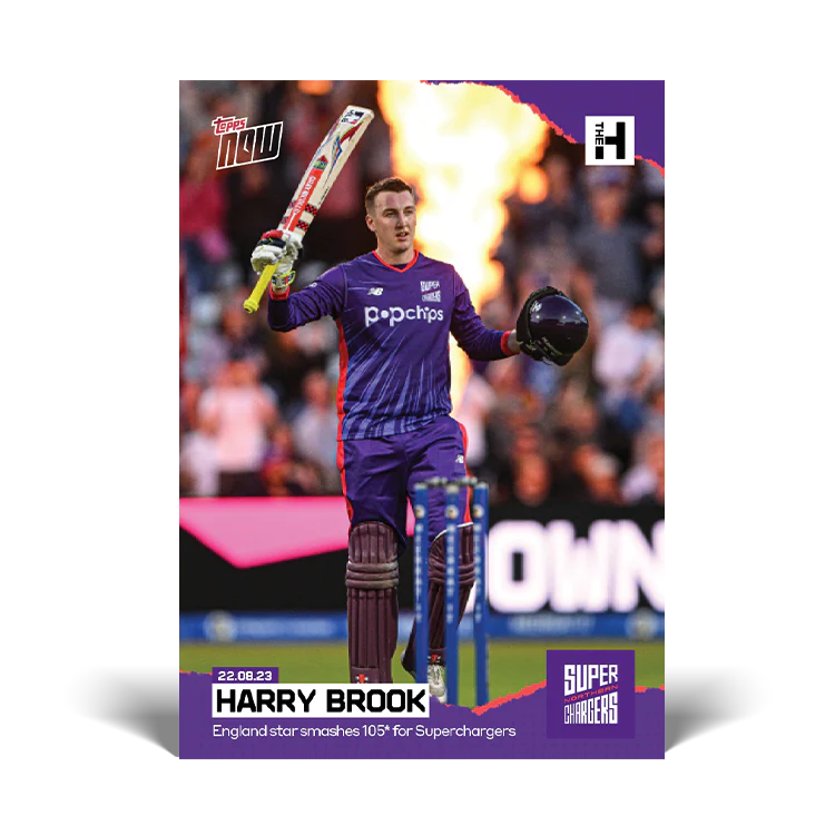 England star smashes 105* for Superchargers - THE HUNDRED TOPPS NOW® UK Card #19