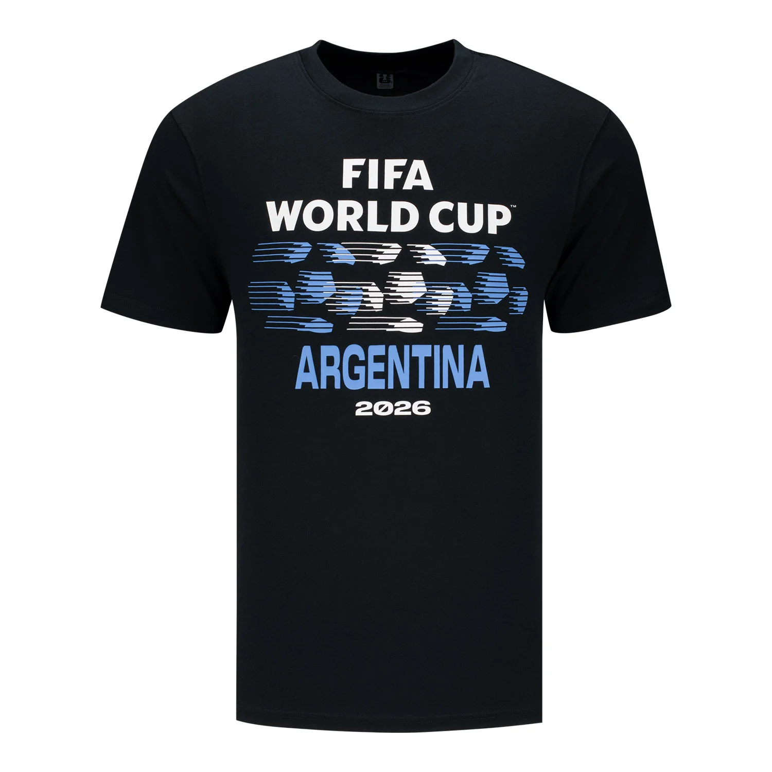 2026 Soccer Fan Collection Argentina Ball Graphic T-Shirt - Unisex