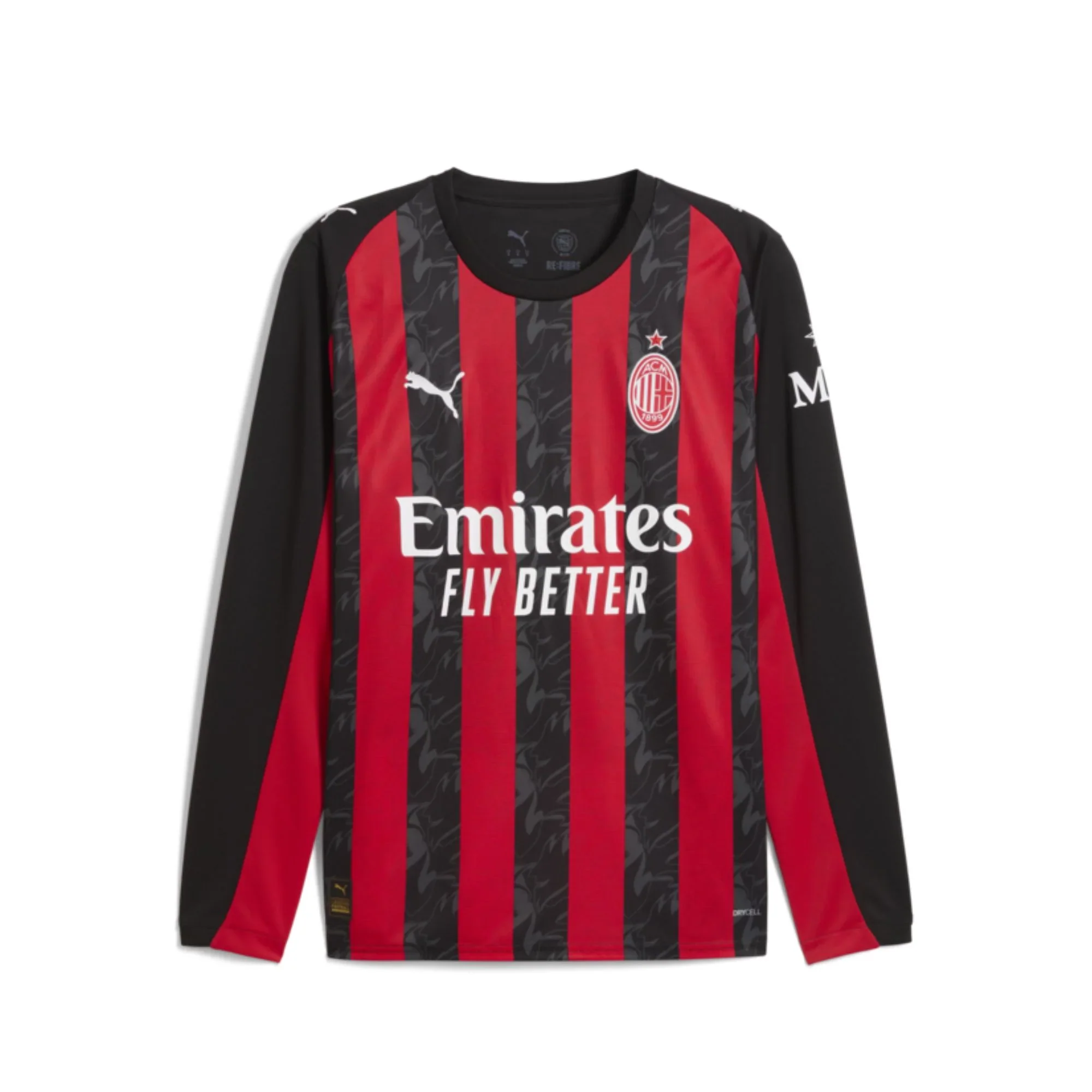 AC Milan 25/26 Home Long Sleeve Jersey