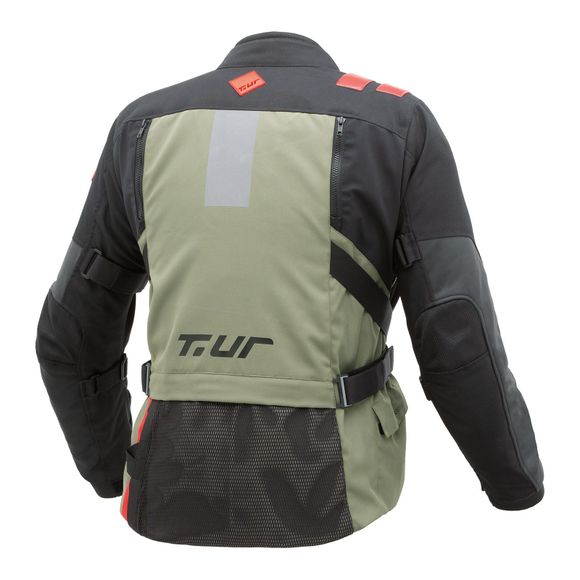 Motorcycle Jacket T.Ur Roadbook - Green / GrayRef: TUR0001