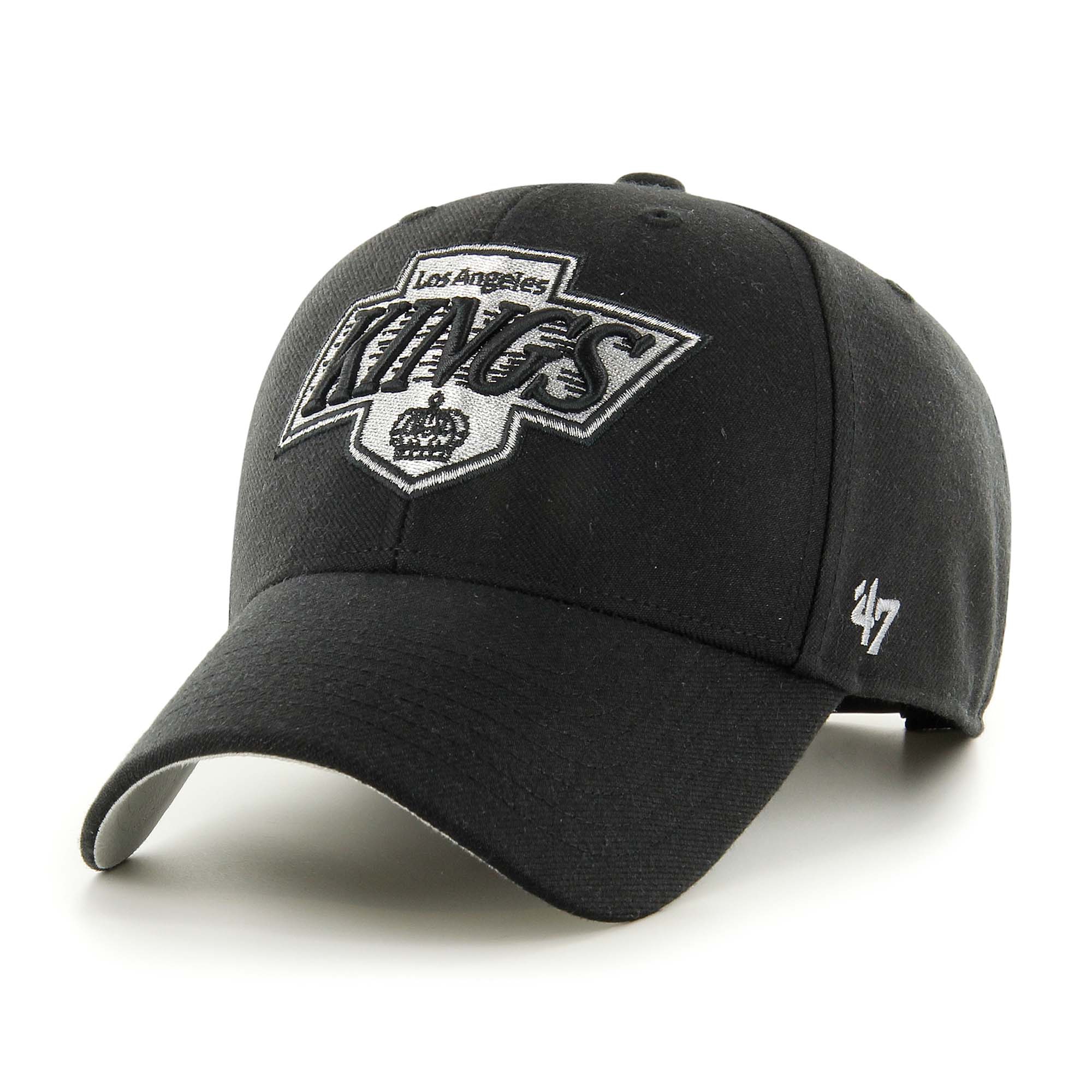 Los Angeles Kings Vintage Ballpark '47 MVP Snapback NHL Cap Black