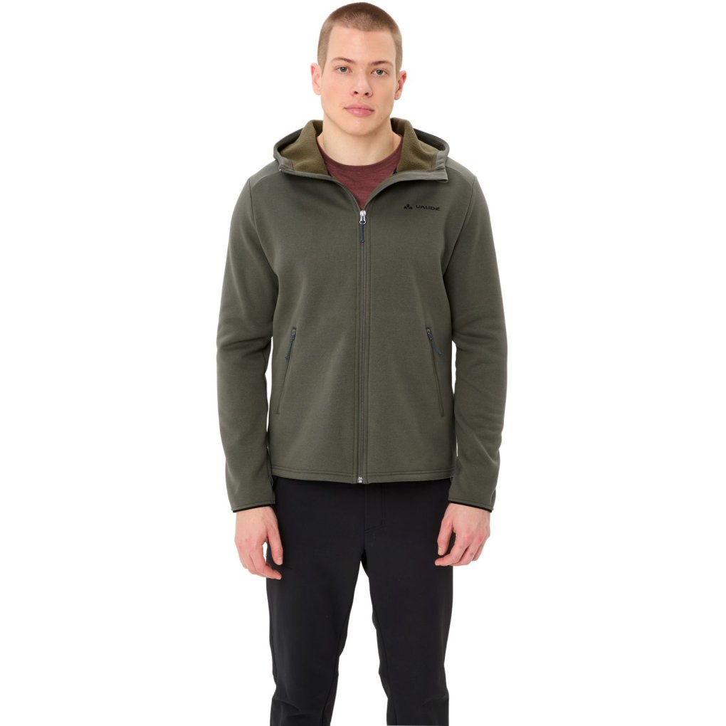 Vaude Idris Fleece Hoody Jacket Men - khaki