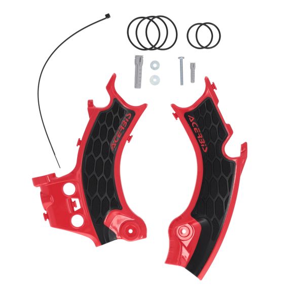 Acerbis X-GRIP frame protector - Red / BlackRef: AE6136 / 0026618.349