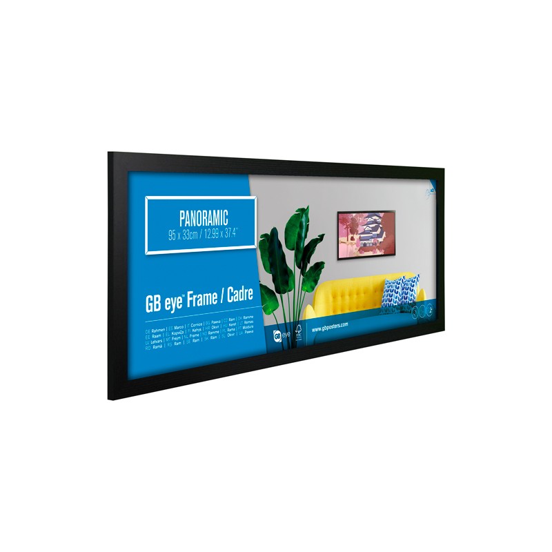 MDF Black Frame (33 x 95 cm)