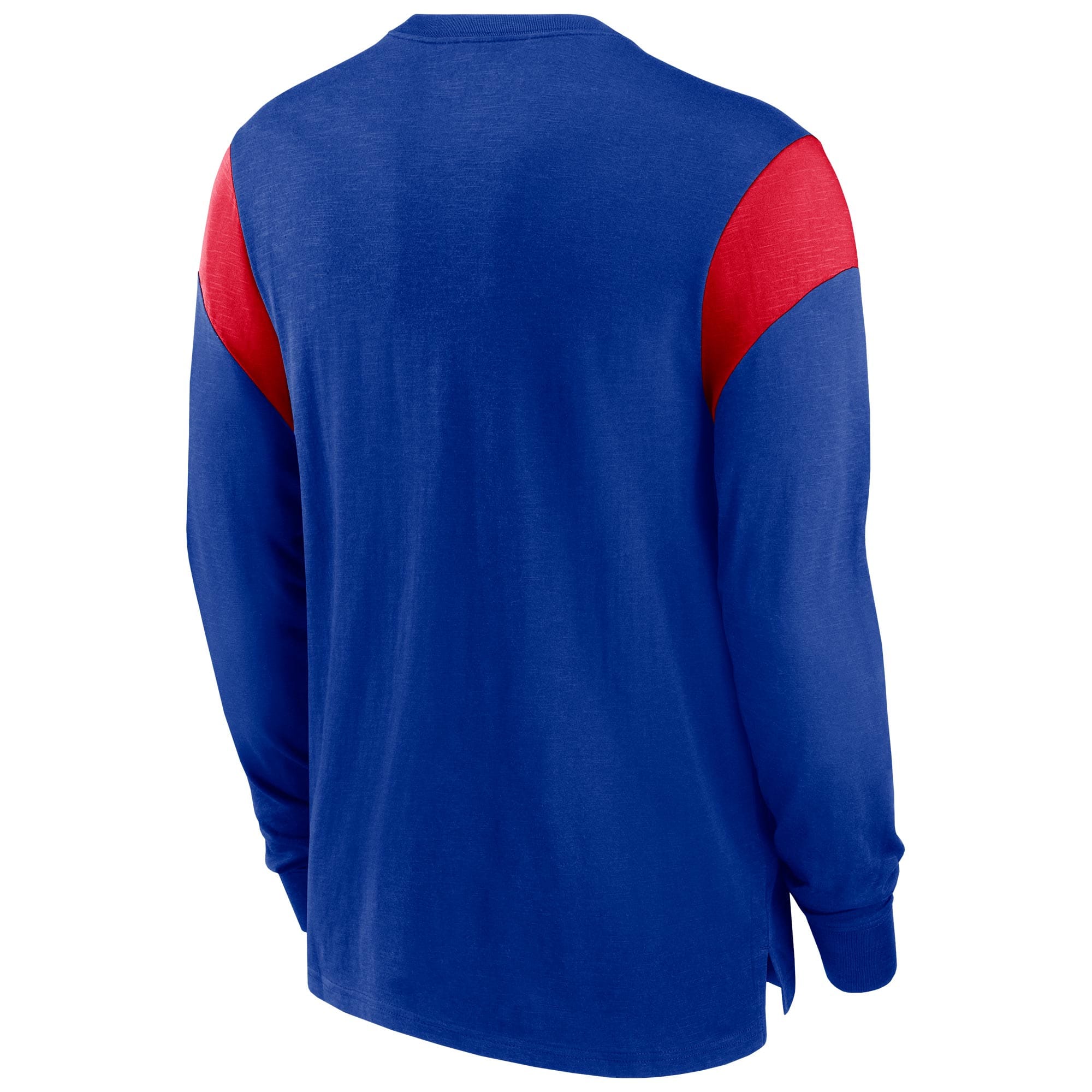 New England Patriots NFL Historic Nike Slub Long Sleeve Shirt Blue