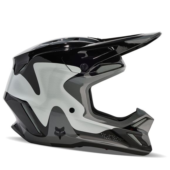 Fox V3 cross Helmet - REVISE 2024 - Black / GreyRef: FX4079