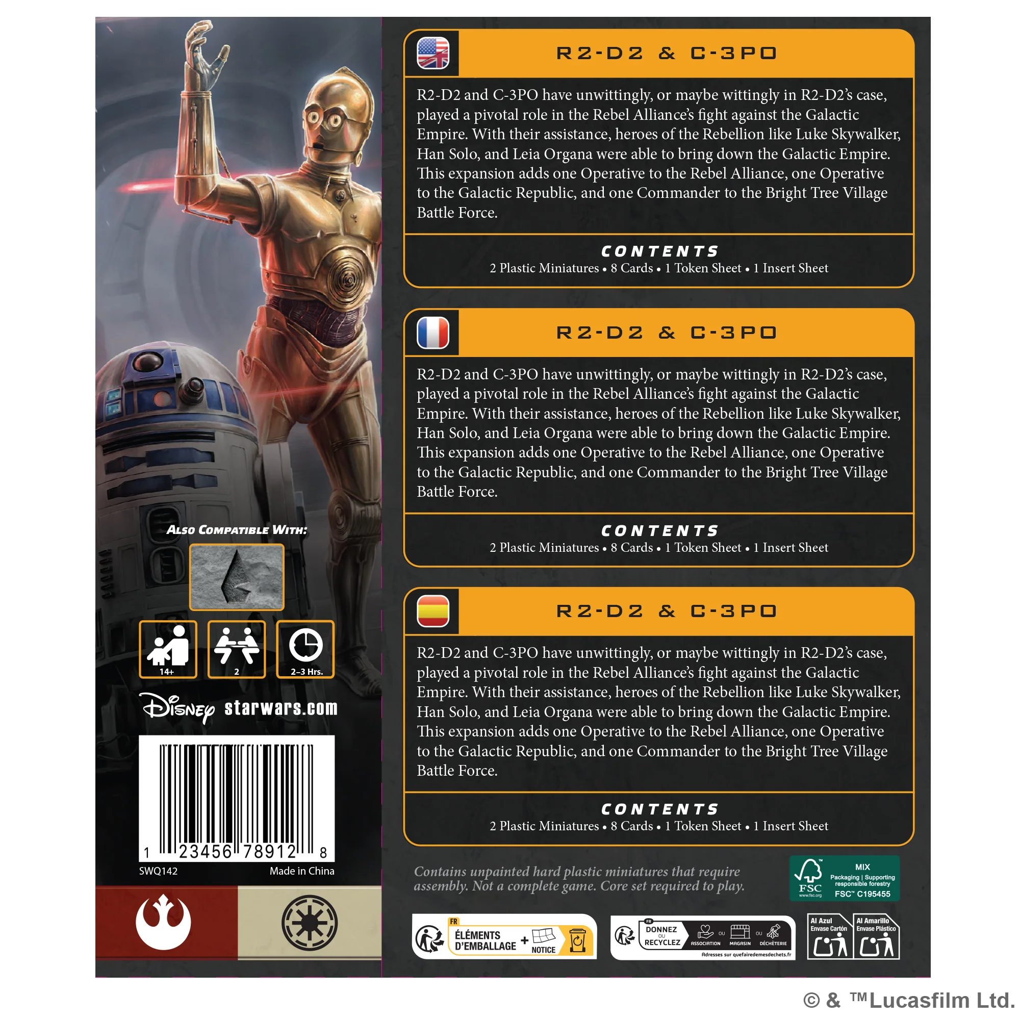 Star Wars: Legion - R2D2 & C-3PO