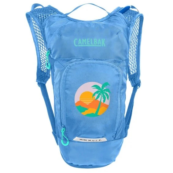 CamelBak Mini M.U.L.E. 5L Hydration Pack Kids + 1.5L Crux Reservoir - blue/palm