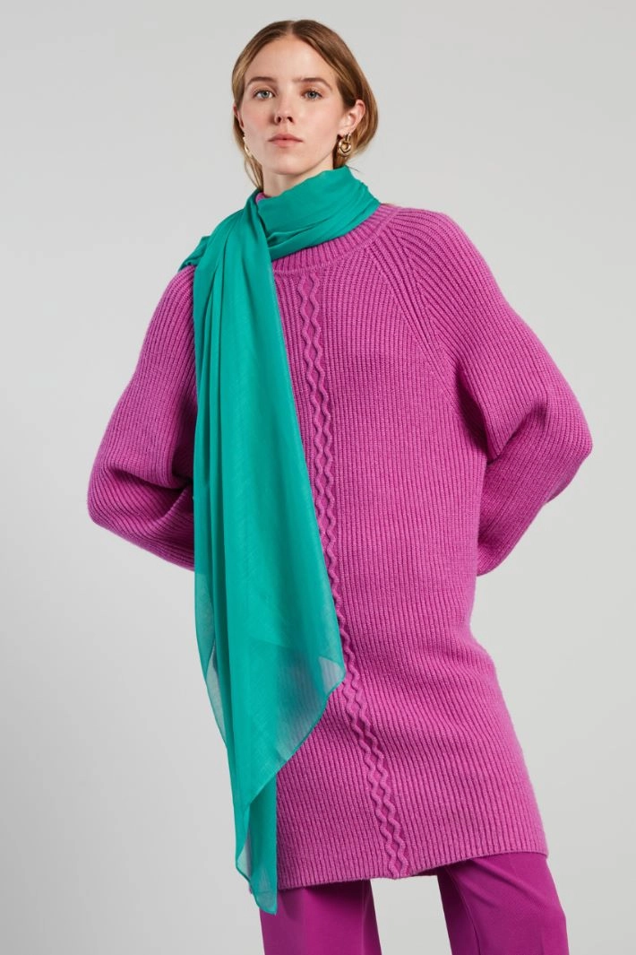 Voile scarf - EMERALD GREEN