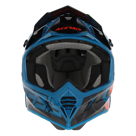 Casque cross Acerbis X-TRACK VTR ECE 2206 2024 - Noir / VertRef : AE5306