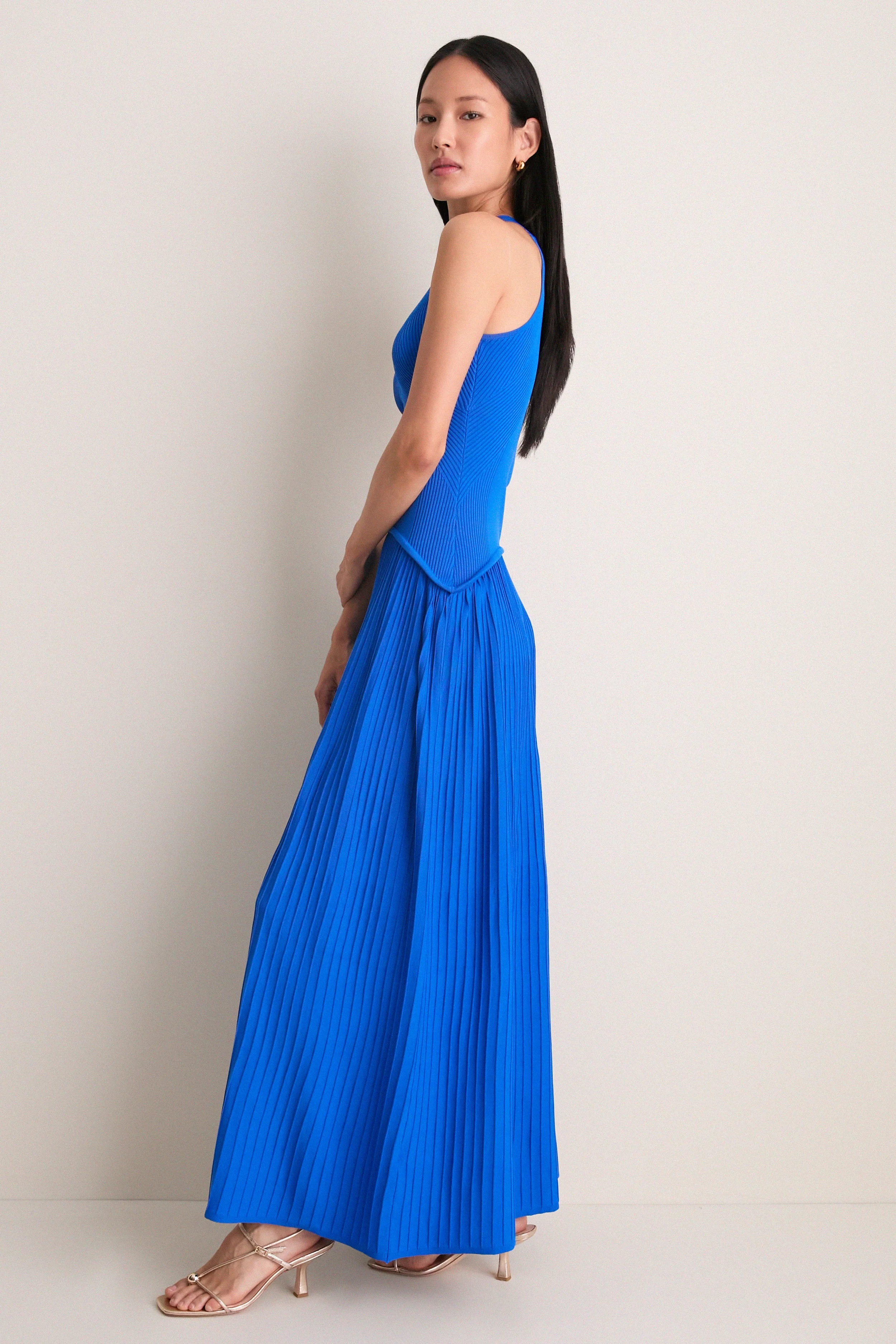Olympian Blue Isola Maxi Dress