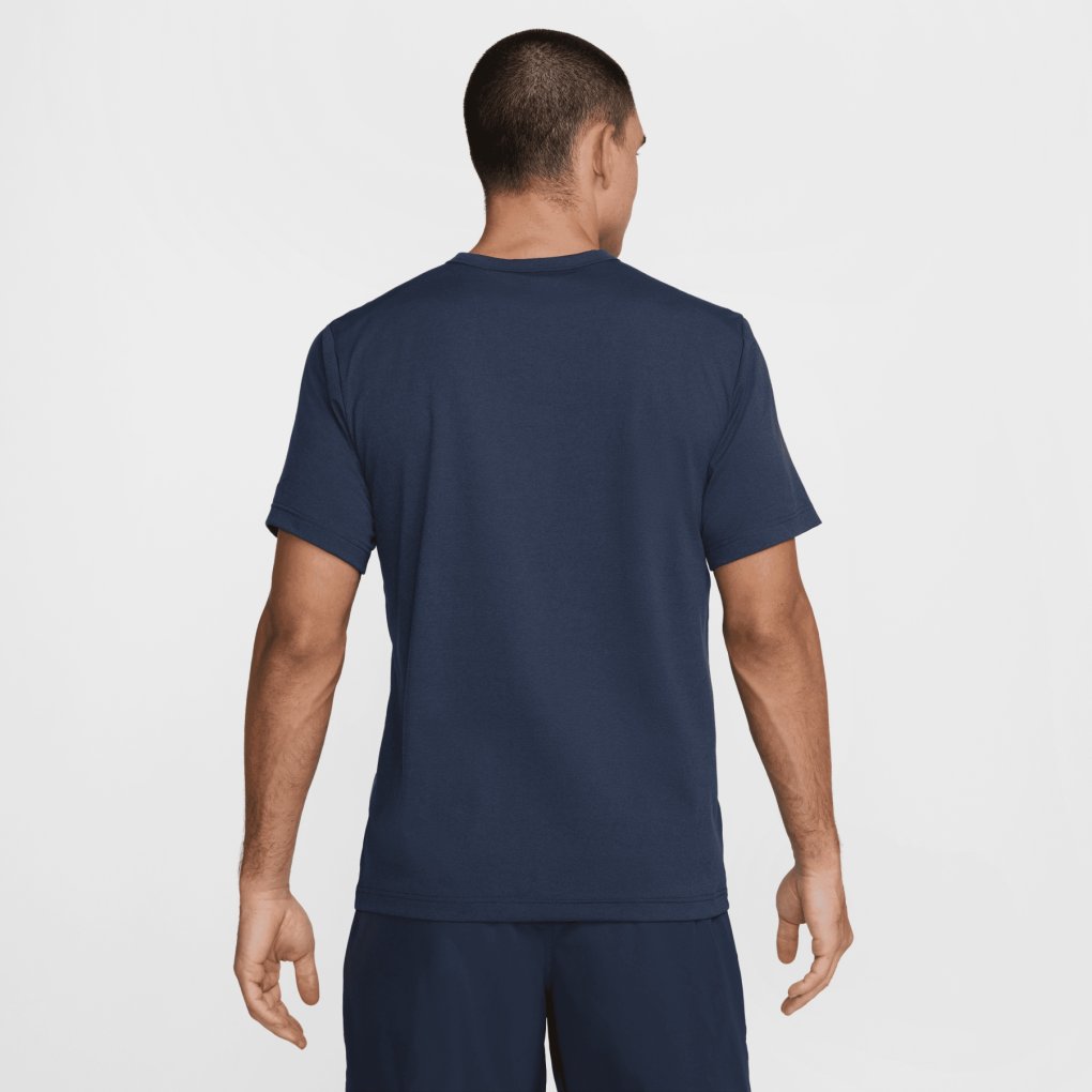 Nike Dri-FIT UV Hyverse Swoosh Short-Sleeve Fitness Top Men - thunder blue/black HJ3074-437