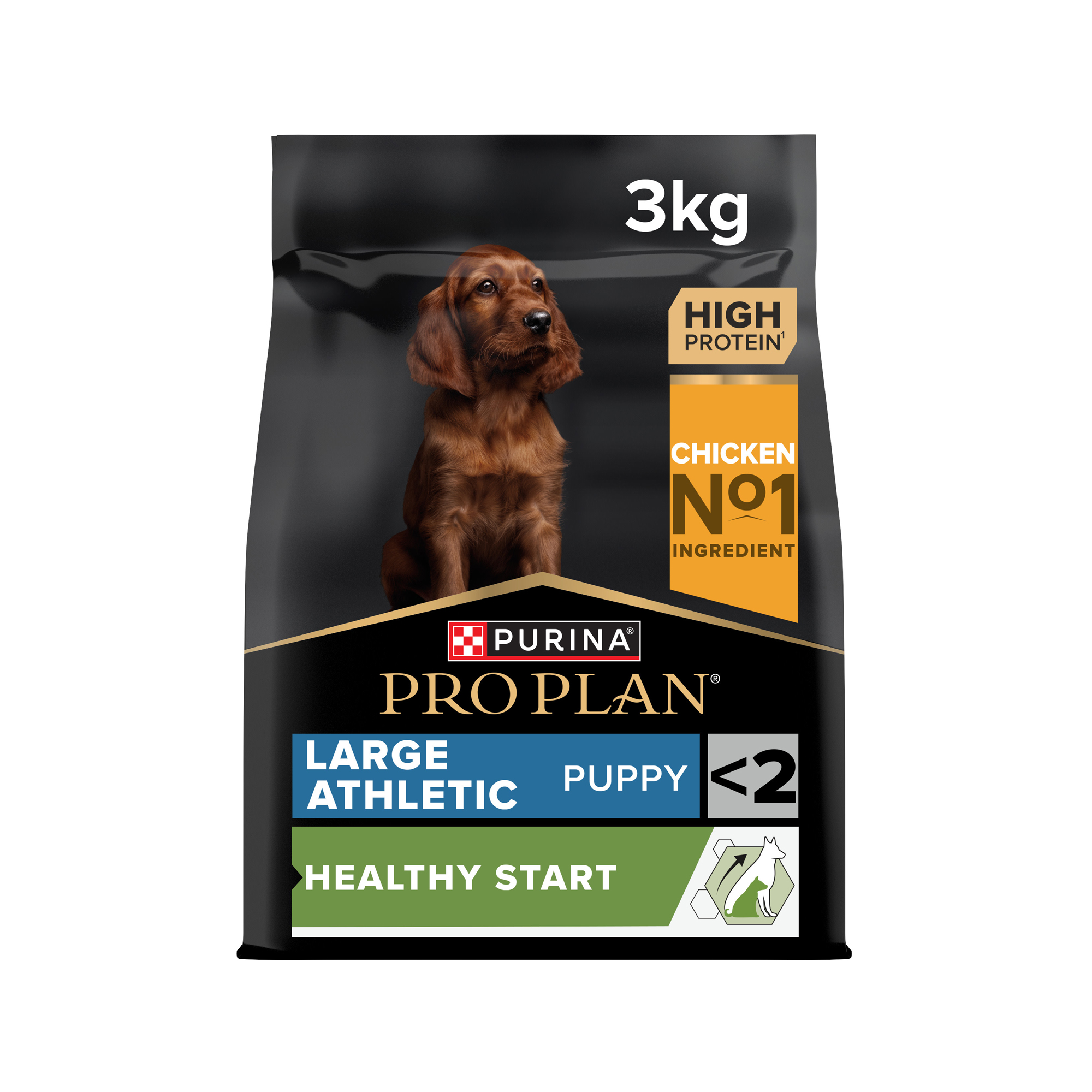 Purina Pro Plan Puppy - Large Breed Athletic - Chicken - 3 kg
