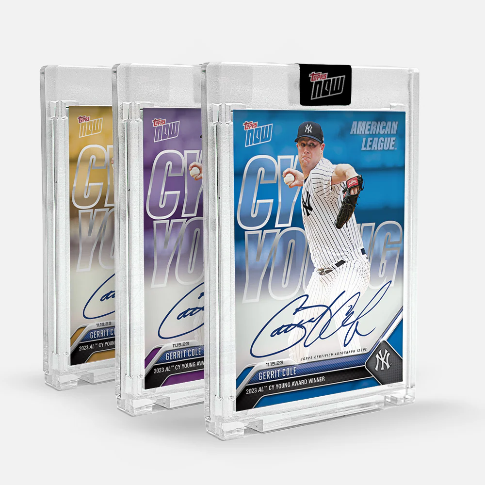 On-Card Autograph # to 99 or Lower - Gerrit Cole - 2023 MLB TOPPS NOW® Card OS14
