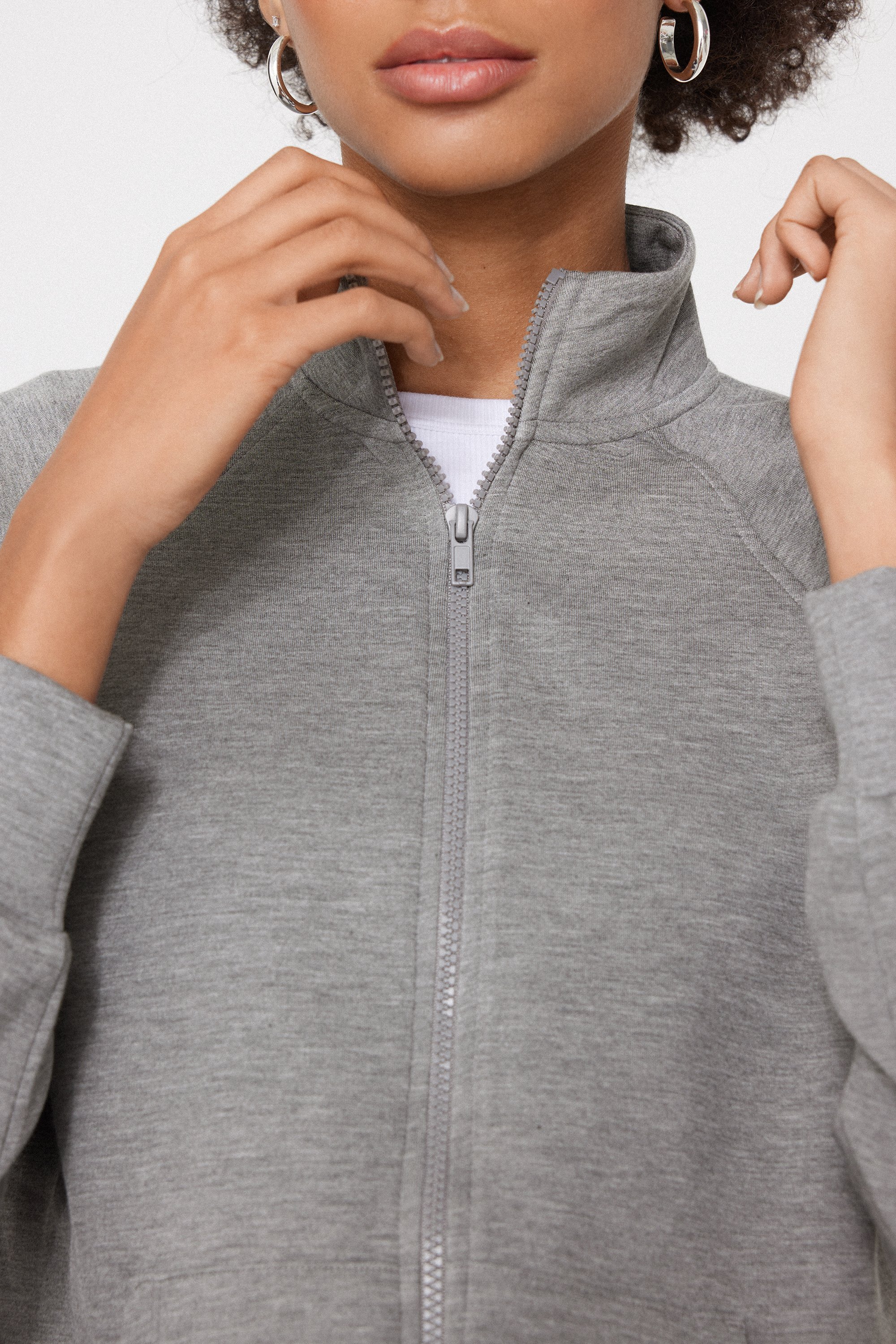 Soft Touch Sweatshirt with Zip