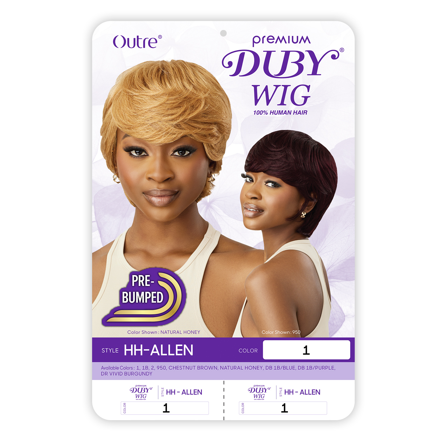Outre Human Hair Premium Duby Wig Pre-Bumped HH-Allen