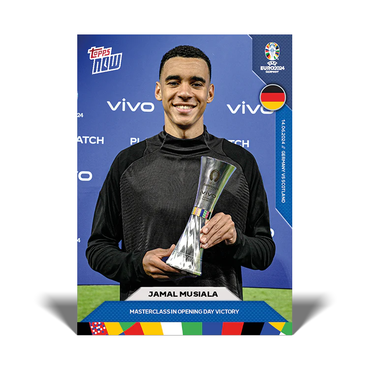 Jamal Musiala - Masterclass in opening day victory - EURO 2024 TOPPS NOW® Card 2