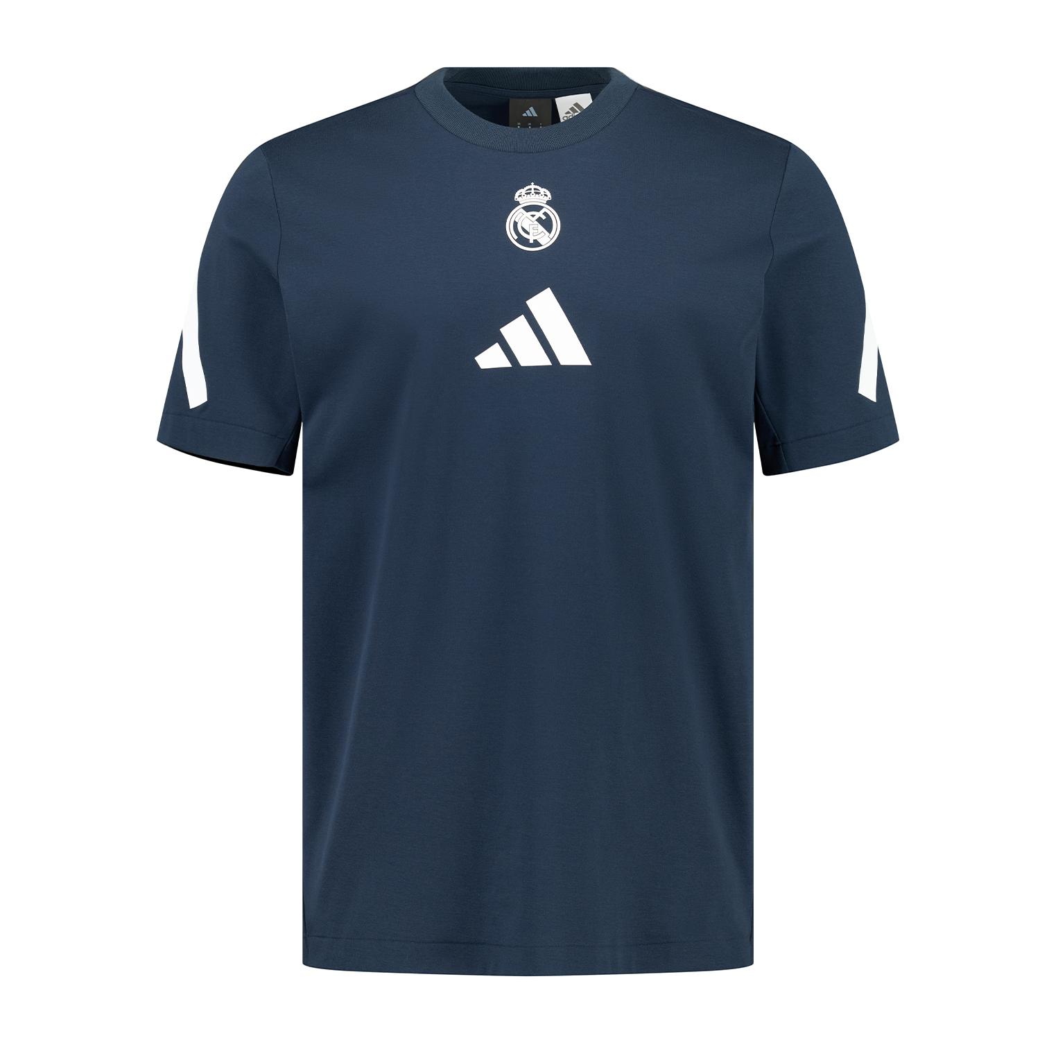 Mens Adidas Real Urban T-shirt Navy