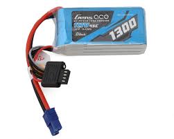 Gens Ace G-Tech Smart 3S LiPo Battery 45C (11.1V/1300mAh) w/EC3 Connector GEA133S45E3GT