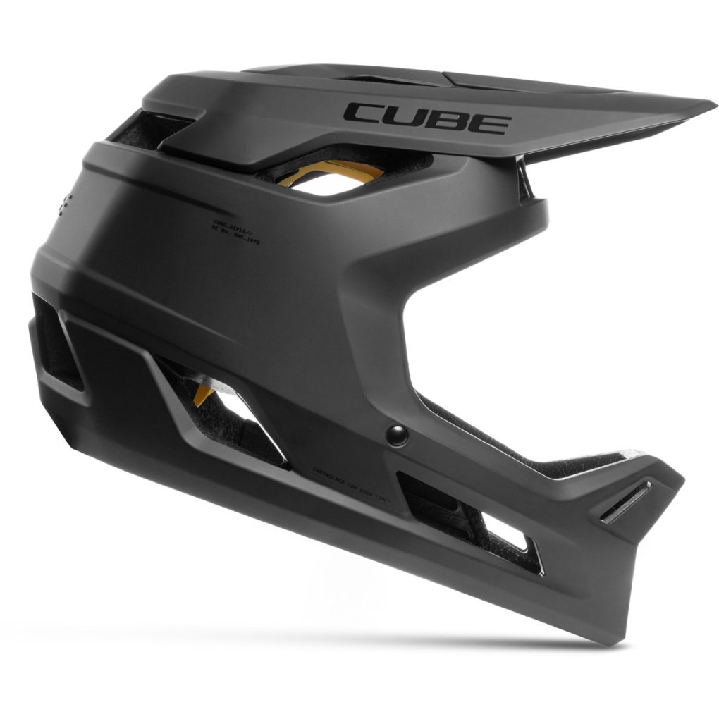 CUBE DESCENDER Full Face Helmet - black