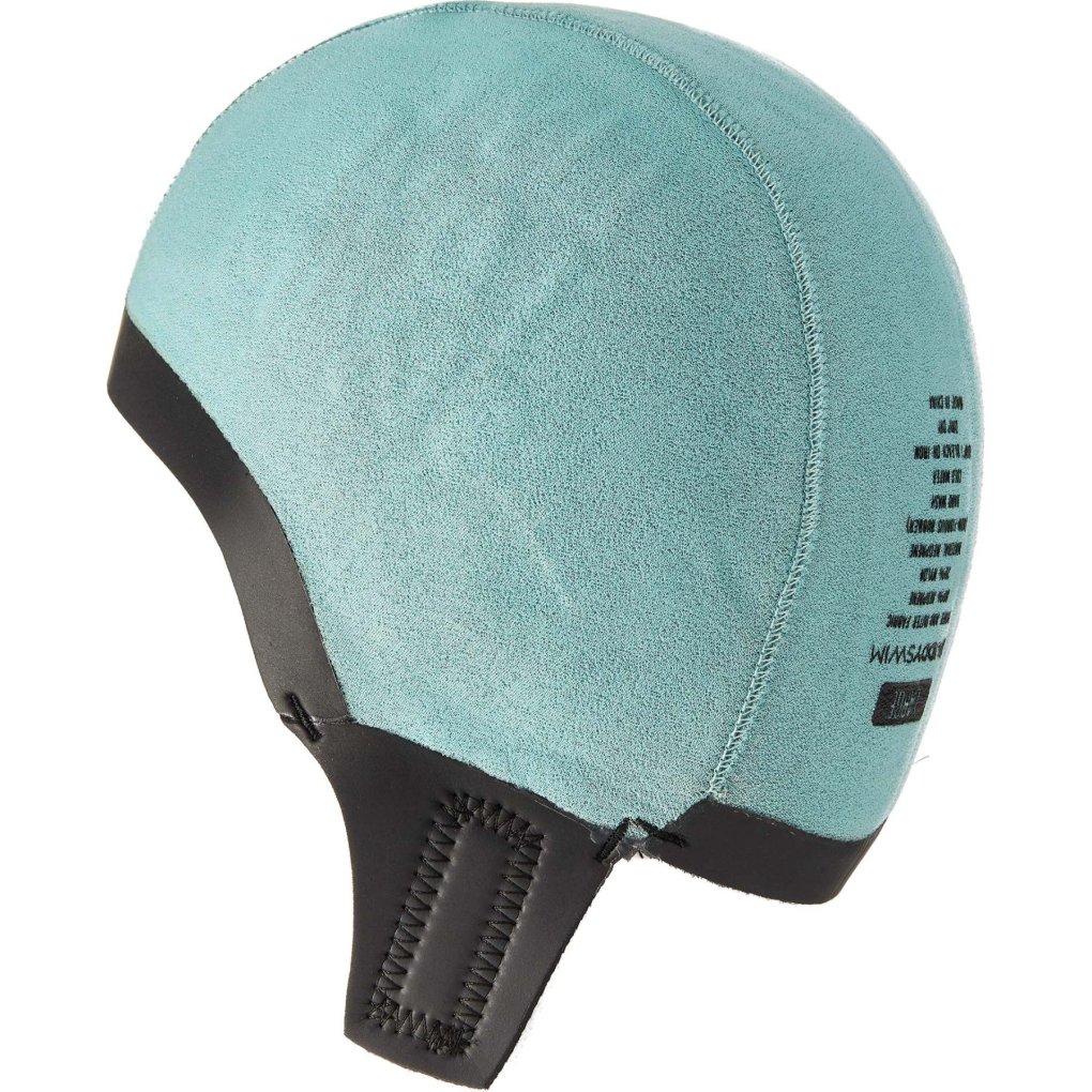 Buddyswim Neopren Swim Cap - LIVE LOVE SWIM - black