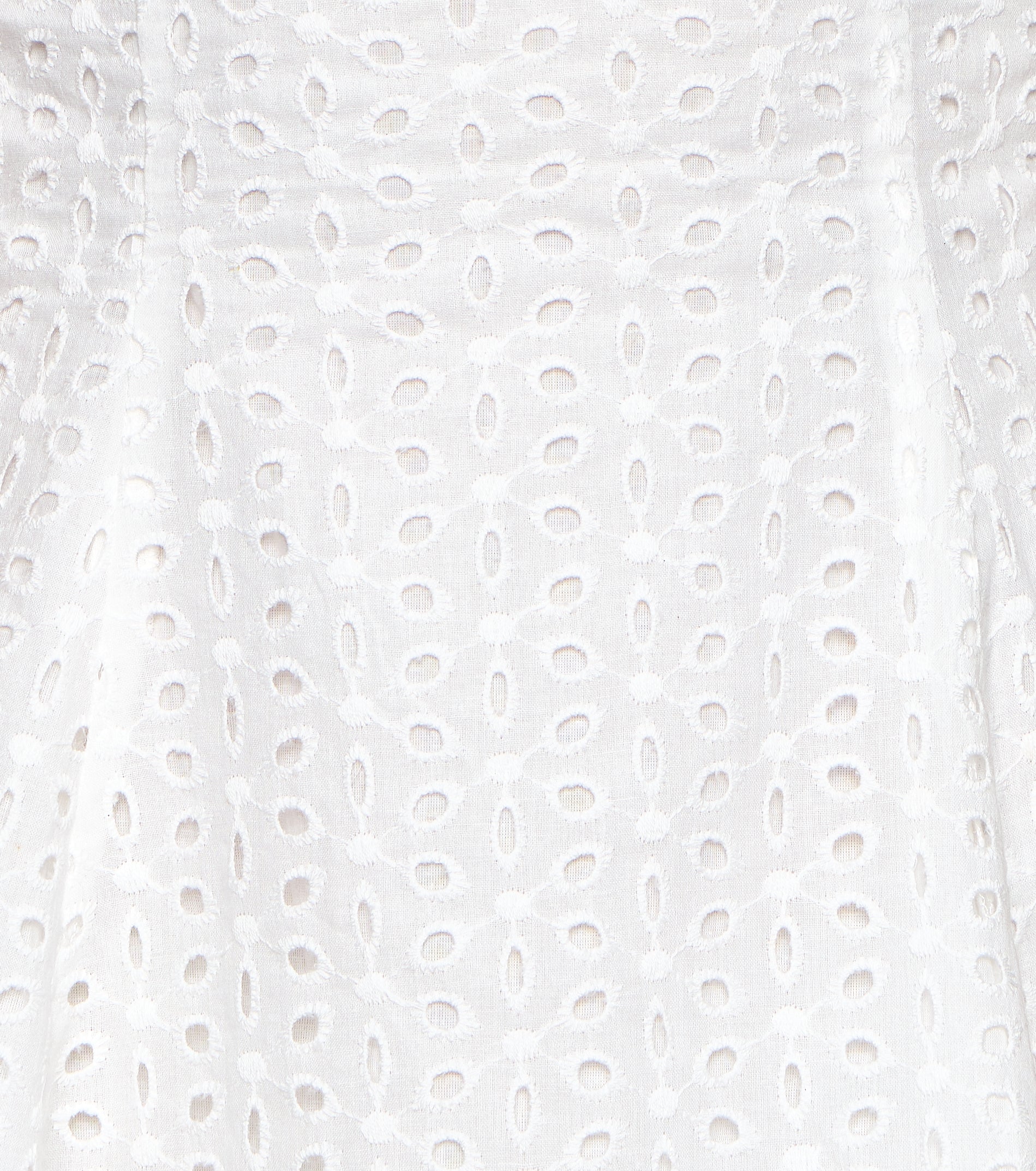 Flirty Look Eyelet Flutter Sleeve Skater Dress
