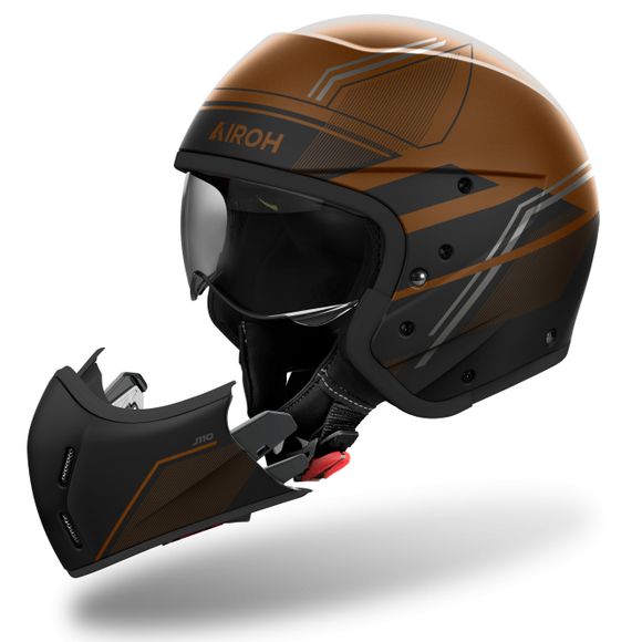 Airoh J110 modular helmet - Slim - BrownRef: Ar1452-C61487