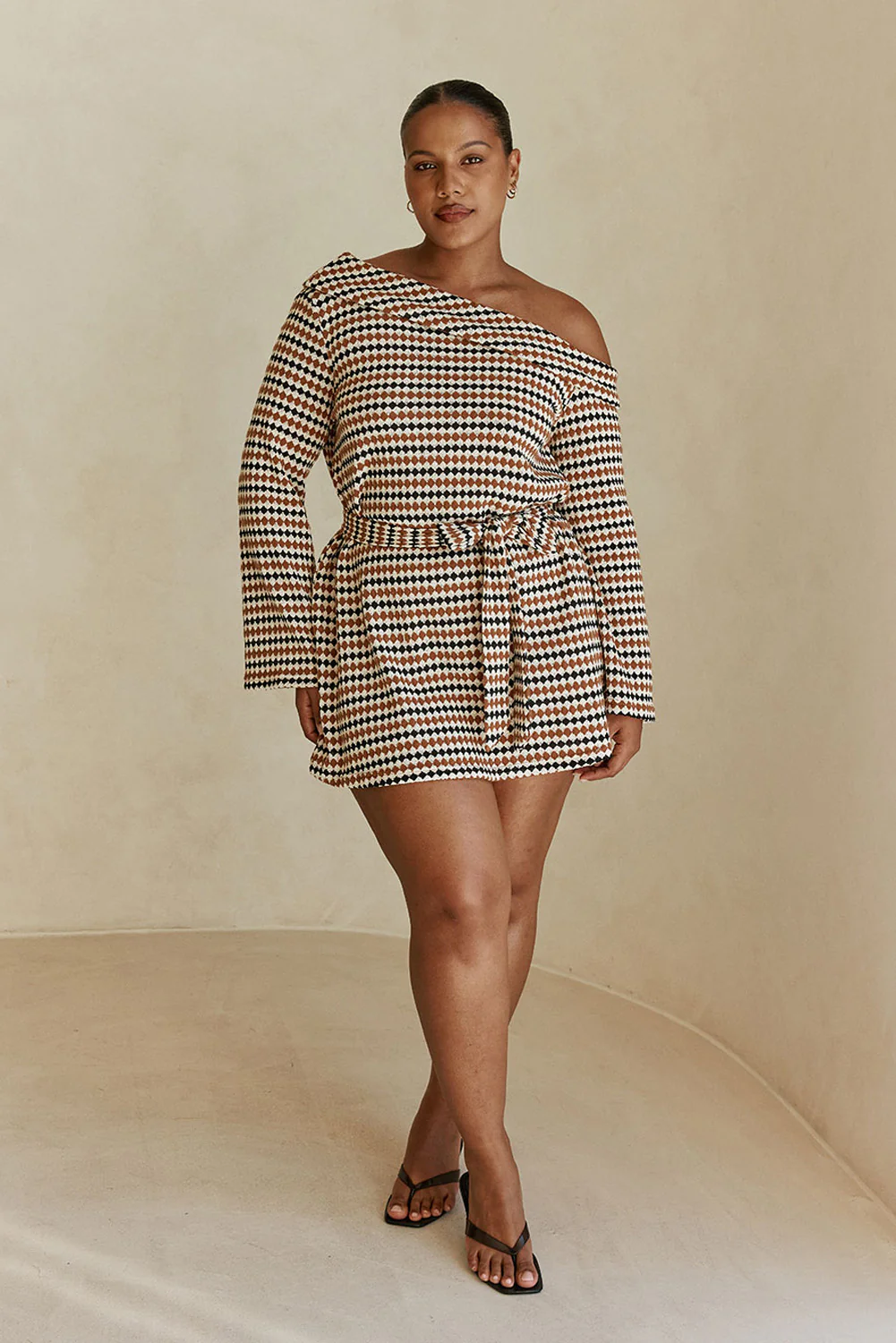 Cabana Dress - Geo Stripe