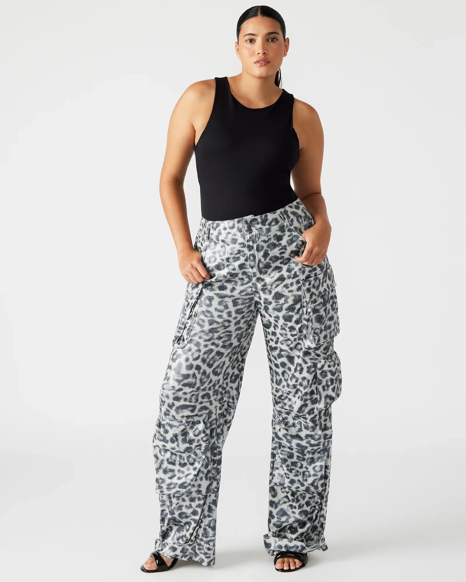 Duo Sequin Pant Leopard