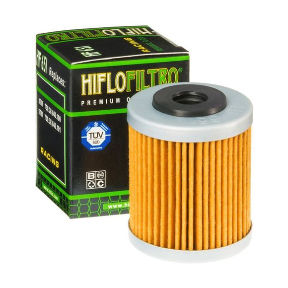 HifloFiltro HF651 Short Oil Filter Original TypeRef: H651 / 07120445