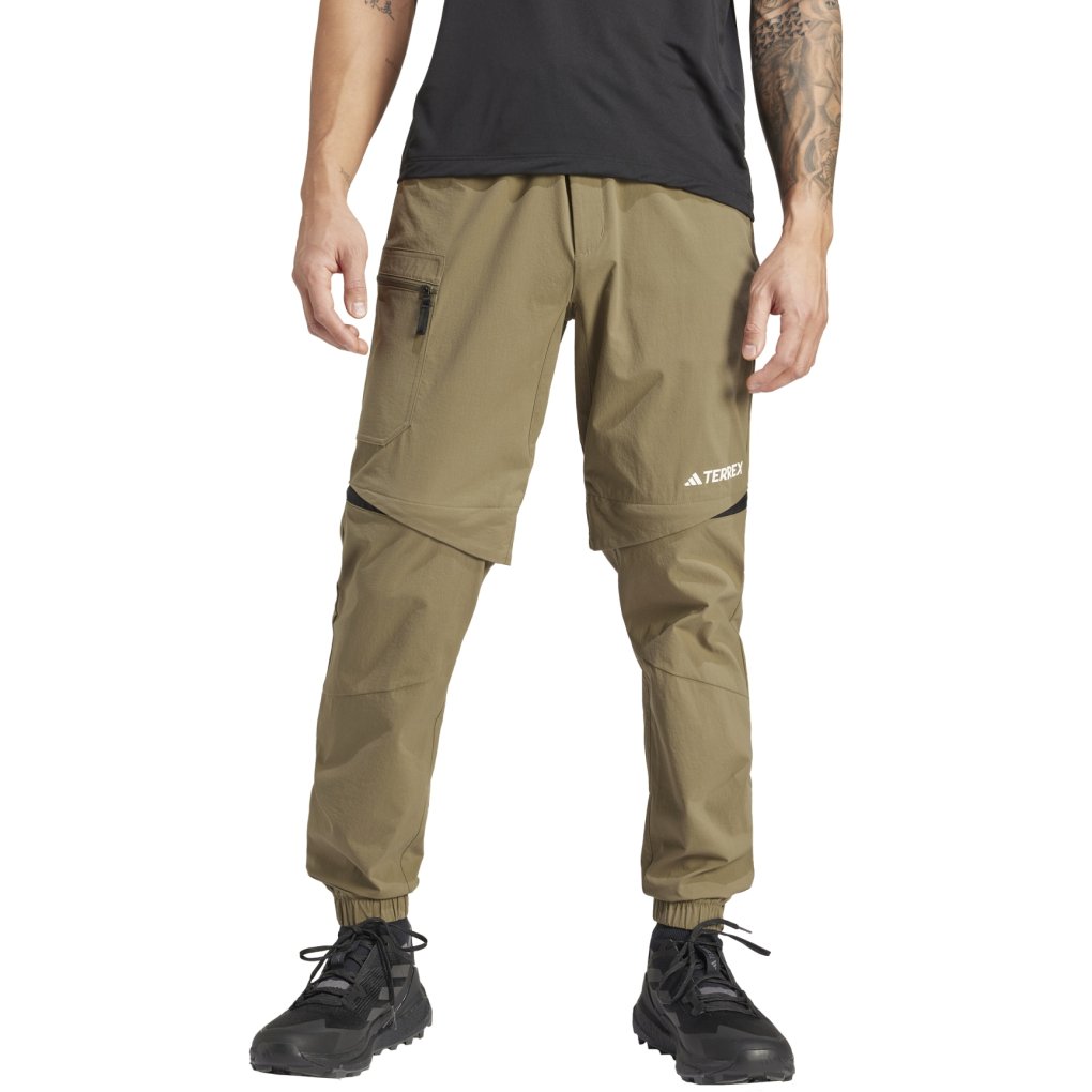 adidas TERREX Utilitas Zip-Off Pants Men - olive strata IQ3505