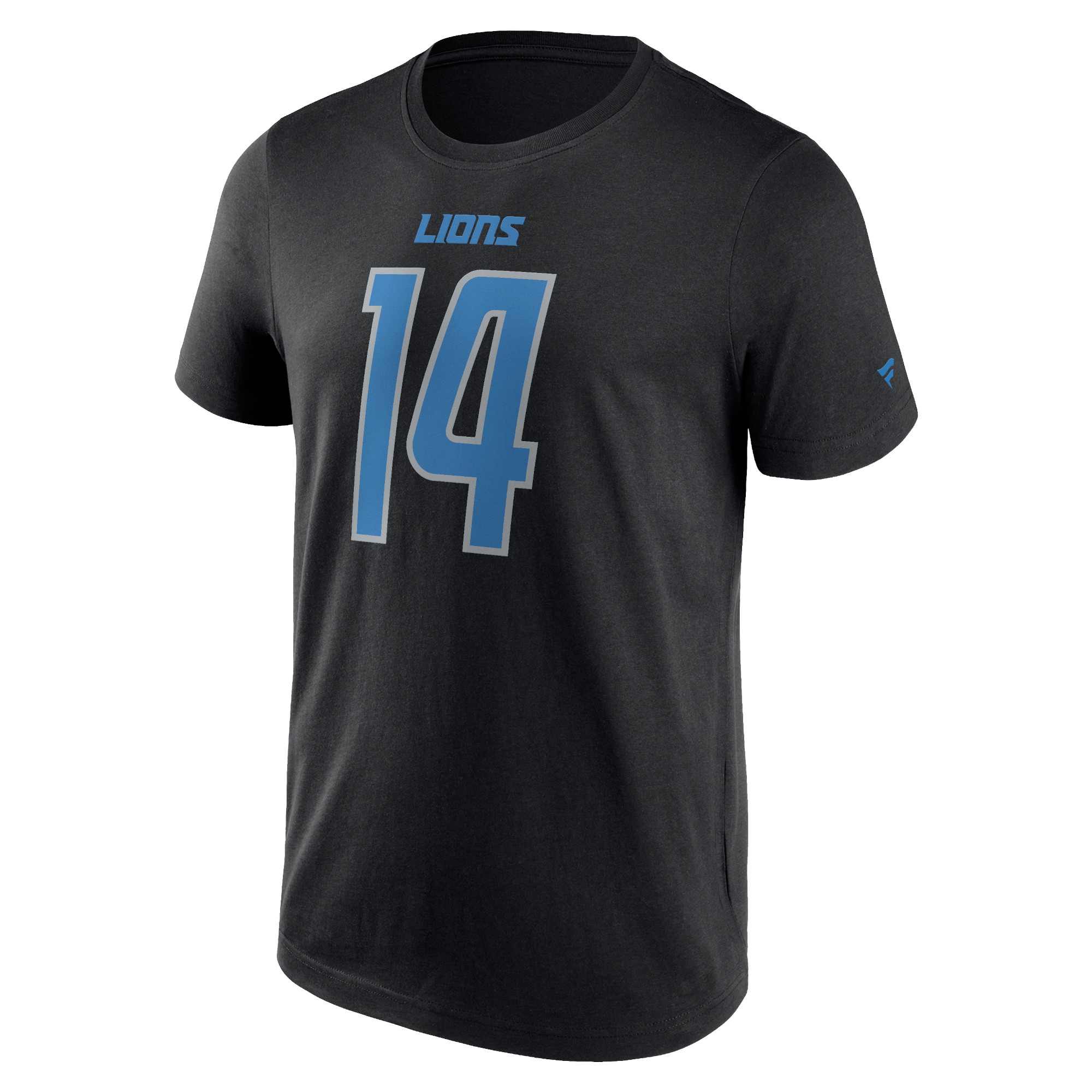 Amon-Ra St. Brown #14 Detroit Lions Player NFL T-Shirt Black