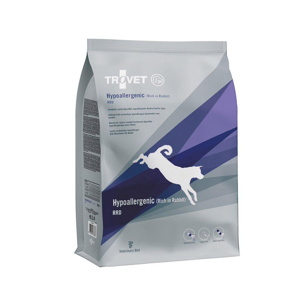TROVET Hypoallergenic RRD (Rabbit) Dog - 2 x 3kg