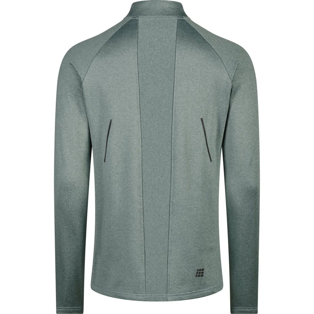 CEP Cold Weather Zip Longsleeve Shirt Men - bluegrey