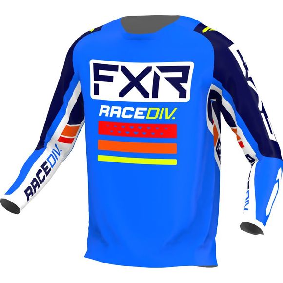 FXR CLUTCH PRO COBALT BLUE/WHITE/NAVY 2022 cross jersey - BlueRef: FXR0155