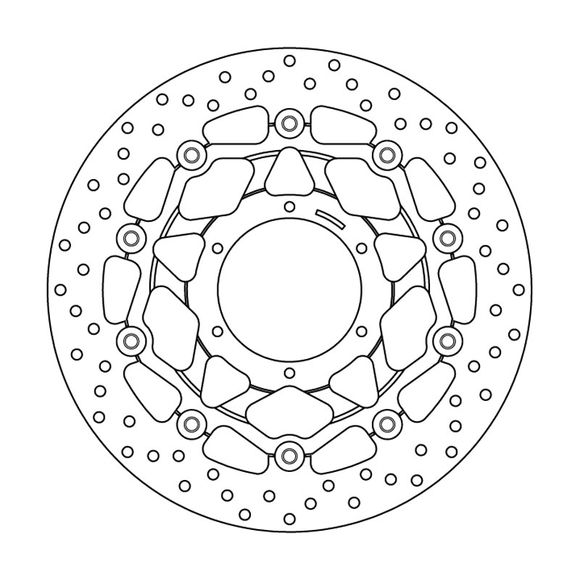 Disque de frein Rond Brembo flottantRef : 78B40877