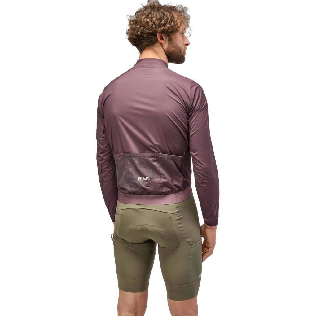 PEdALED Odyssey High Visibility Jacket Men - Burgundy