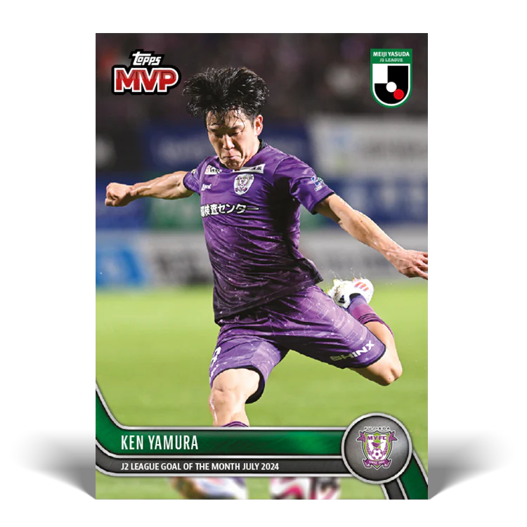Ken Yamura - J2 League Goal of the Month - July 2024 - 2024 J-League® Topps Now® Card 30