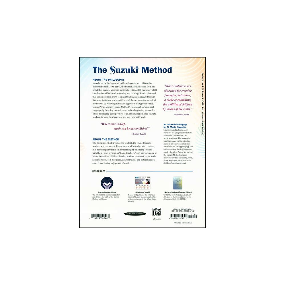 Alfred Music Publishing Suzuki Cello School 1 – Thomann Ireland