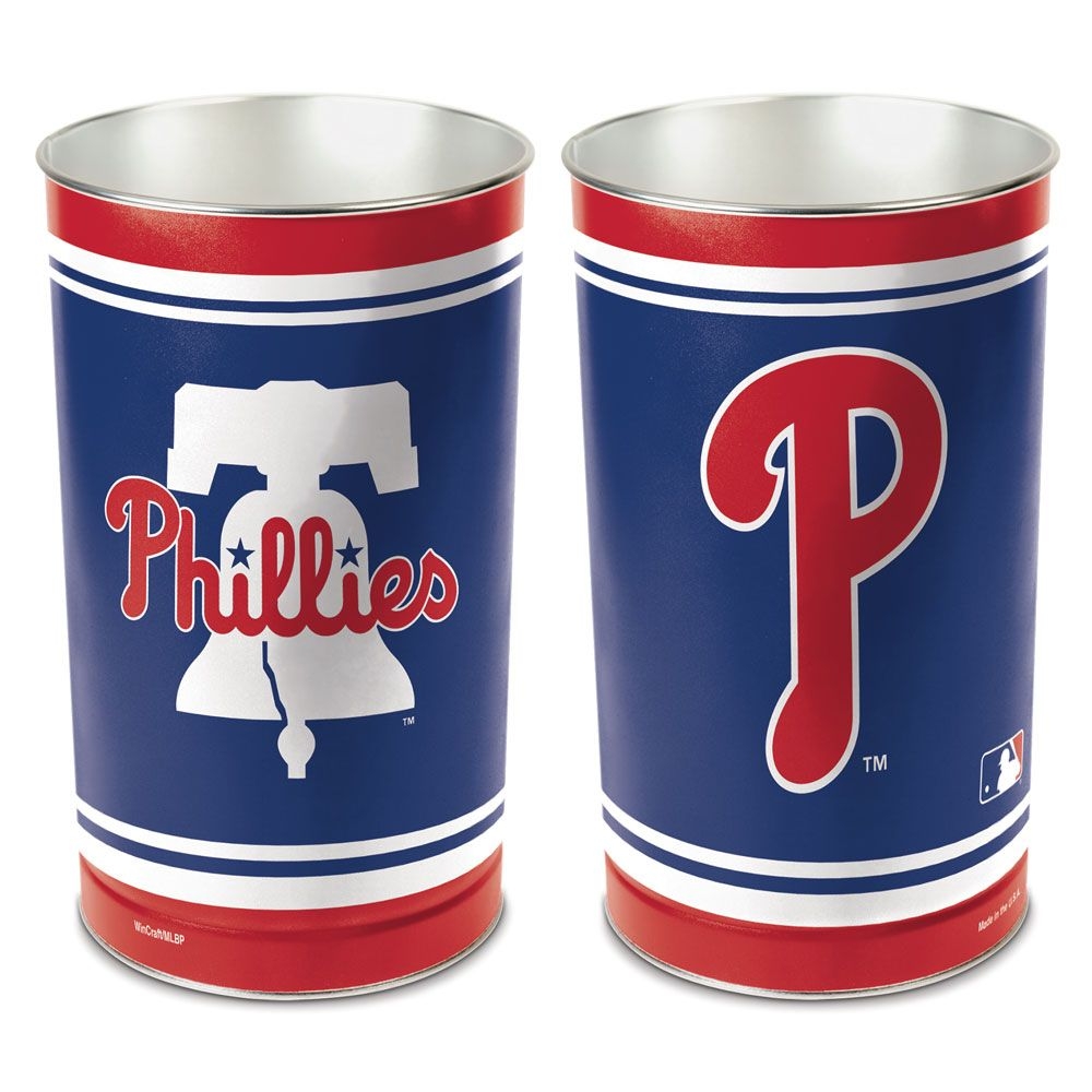 Philadelphia Phillies Baseball MLB Wastebasket