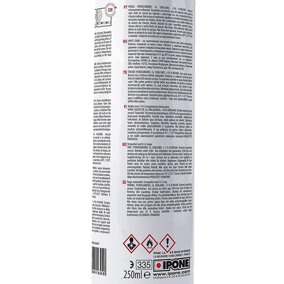 Graisse chaine Ipone CARELINE WHITE CHAIN ROAD 250 ML UniverselRef : IP0125 / 800645