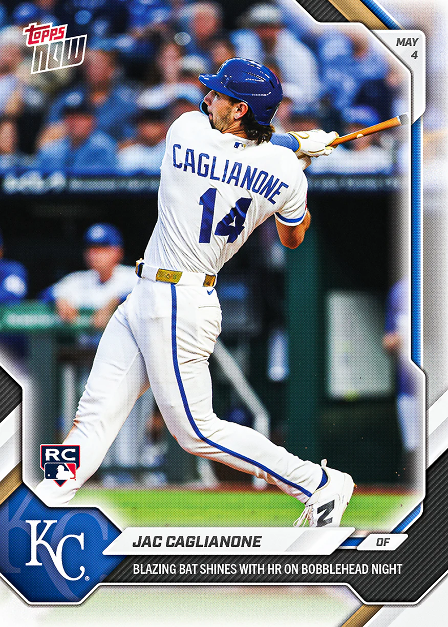 Jac Caglianone - 2026 MLB Topps NOW® - Card 161 - PR: 3271