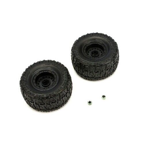 ECX 8304 Pre-Mount Front Tire Set (2) Bl